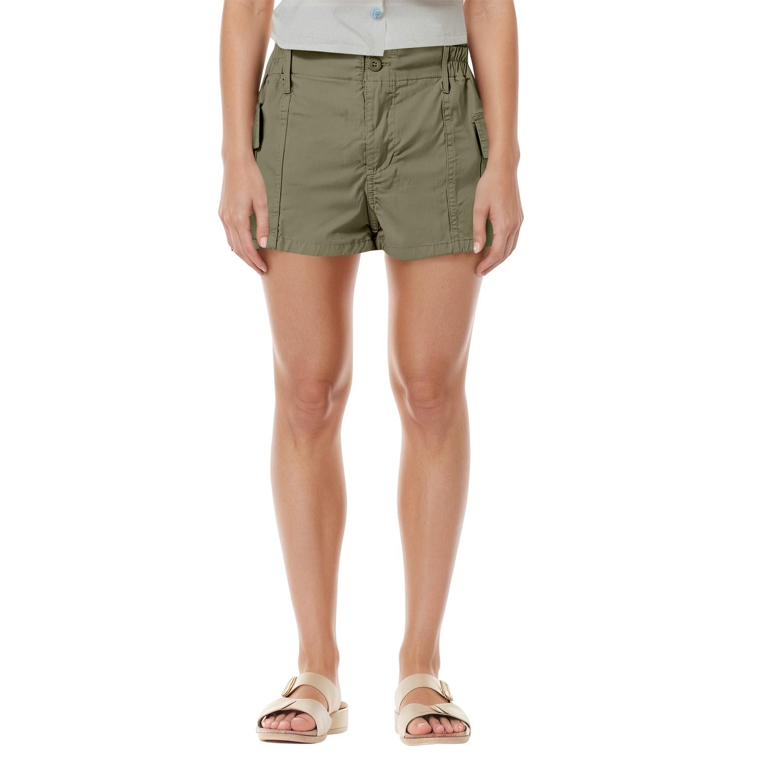 

Женские повседневные модные шорты с карманами-карго L армия зеленый