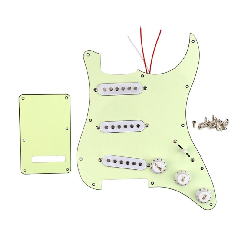 Electric Guitar Single Coil Pickup Pickguards 11 Holes Guitar Prewired loaded Pickguards Guitar Playing Accessories
