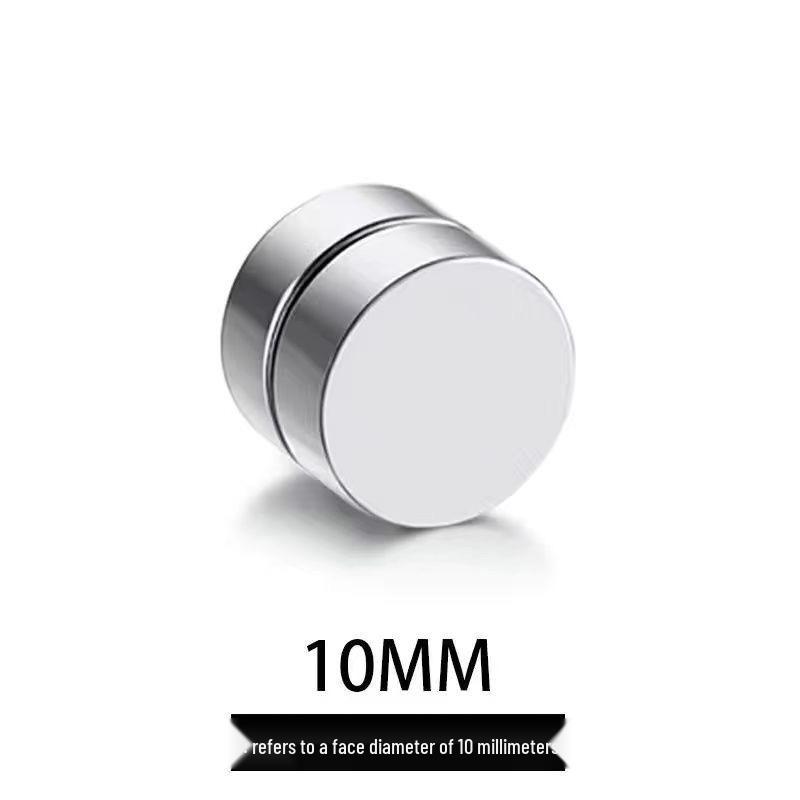 Clip-On Titanium Steel Magnetic Earrings: Stylish Jewelry for Non-Pierced Ears
