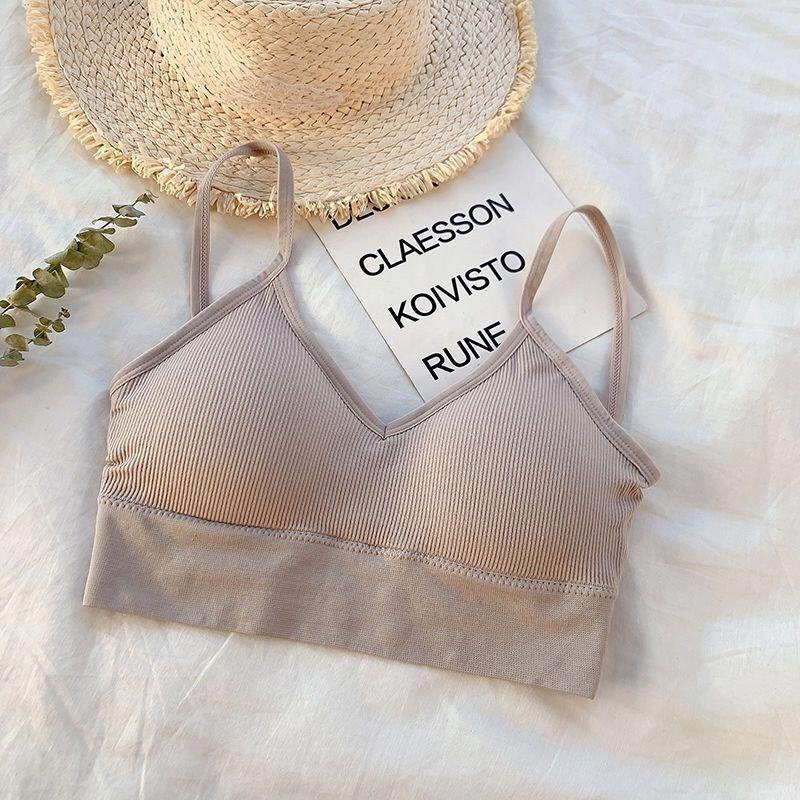 Beautiful Cross-Border Wireless Bra with Stylish Back Straps - Perfect for Students and Trendsetters