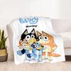 Bluey's Adventure Blanket Ultra-Soft Suitable for Office Bedding Couch Four Seasons Multipurpose Playful Design Perfect Gift for Relatives and Friends