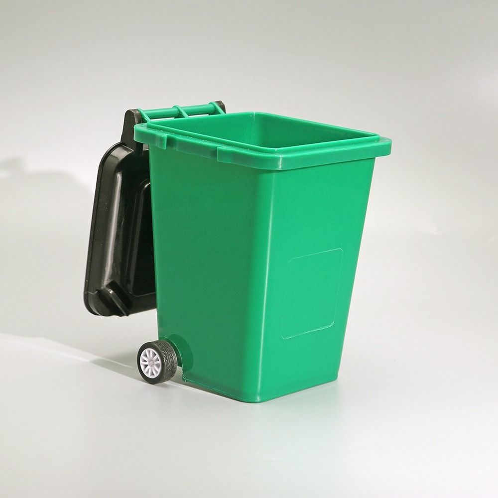 Creative Pen Container Roller Type Office Supplies New Office Desk Trash Bin