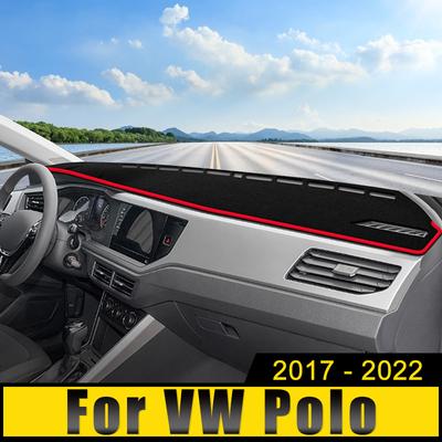Per Volkswagen VW Polo AW1 BZ1 2017 2018 2019 2020 2021 2022 2023 Copertura Cruscotto Auto Evita Luce Anti-UV Tappeto Tappetino Antiscivolo