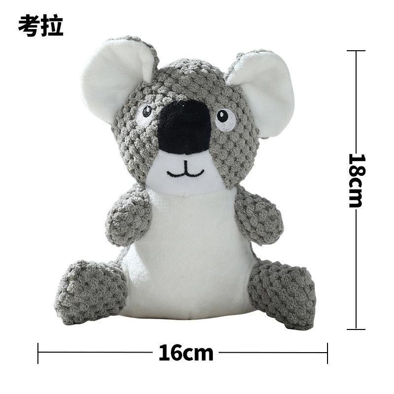 Cross-border New Style Plush Pet Dog Toy Dolphin Sounding Sniffing Puzzle Stress-relief Training Food-hiding Supplies