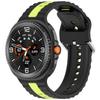 Two-tone Silicone Strap for Samsung Galaxy Watch 8 44mm 40mm Original Bracelet Belt Correa for Galaxy Watch 8 Classic 46mm Band