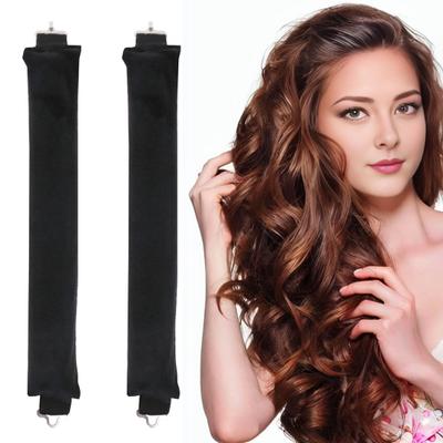 Yousheng 3 Stück 3 cm hitzefreier Lockenstab mit Haken, weicher Flanell, faule Frauen, über Nacht schlafen, keine Hitze, Lockenstab, Friseurwerkzeug