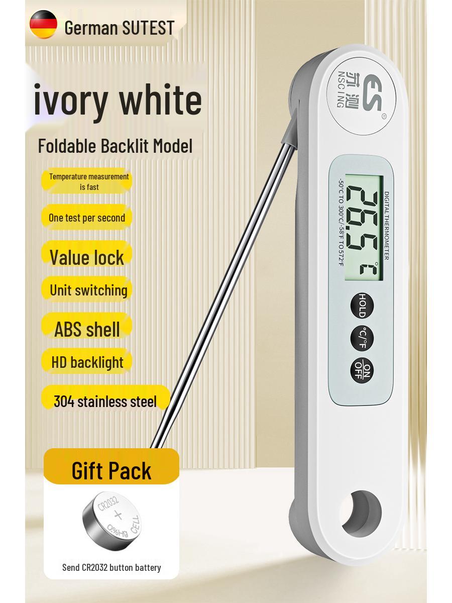 Waterproof Kitchen Food Thermometer with Baking Probe for Water Temperature Measurement