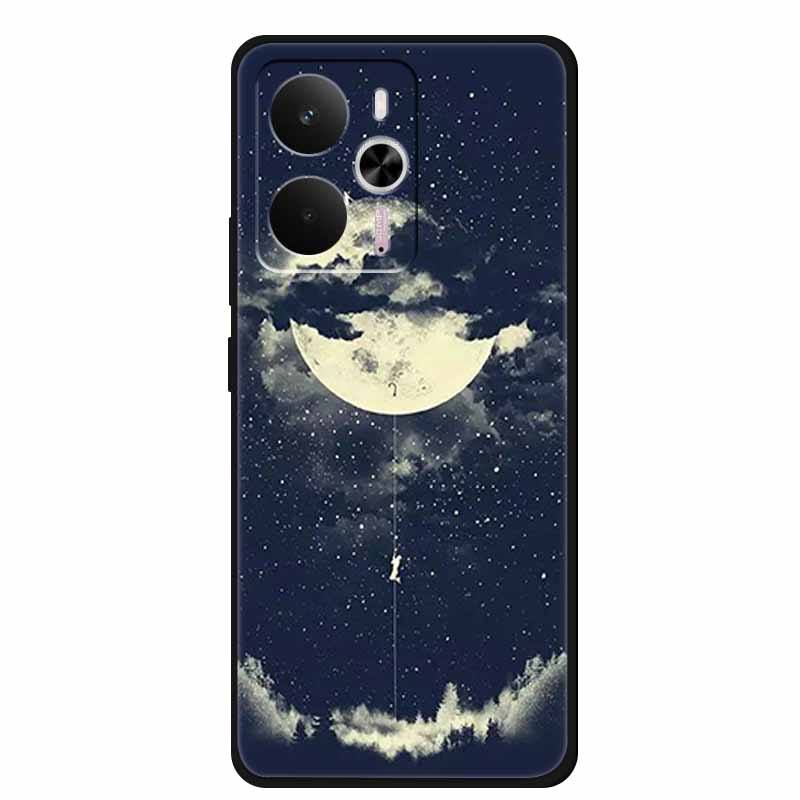For Realme 14 Case Realme14 5G RMX5070 Phone Shell Soft Silicone Back Cover For Realme 14 Global Black TPU Funda Cute Capa Coque