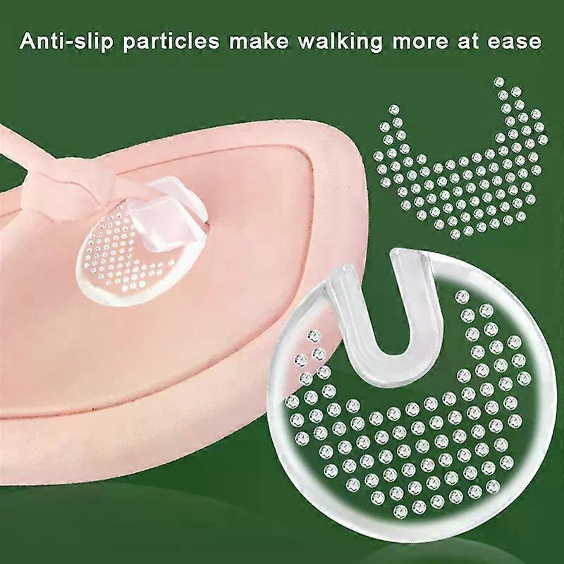 Cuscini in Silicone Flip Gel Pad Piccoli Punti Rotondi Antiscivolo Infradito GEL Antiscivolo Trasparenti Cuscinetti per Avampiede Protezioni per Dita dei Piedi