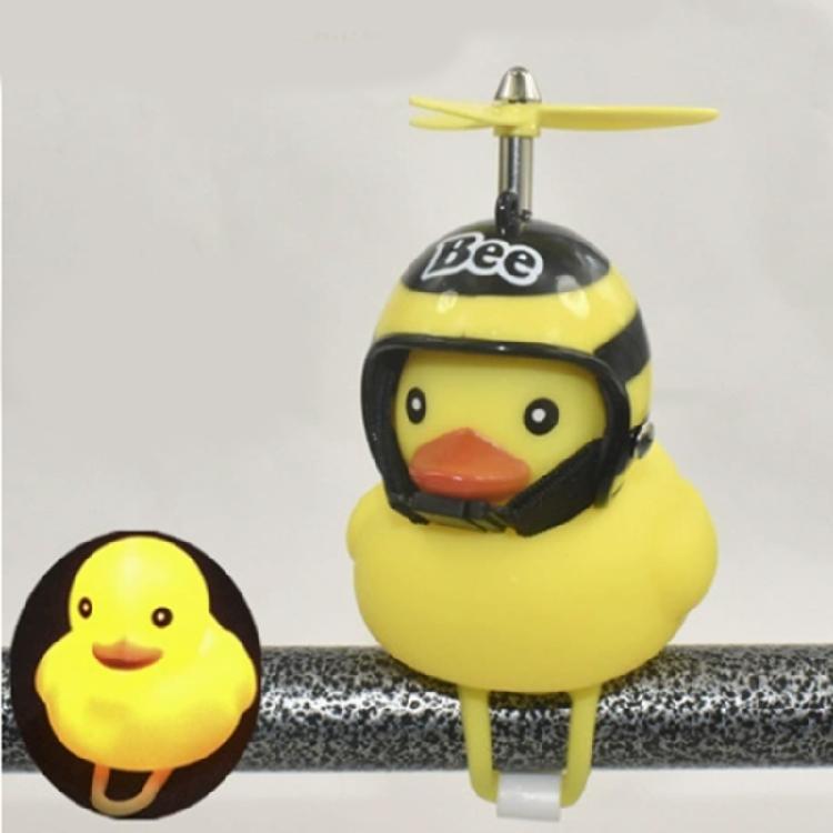 Rubber Duck Bike Bells Yellow Duck Bike Decorations Accessories Duck Bike Bells Bike Handlebar Bells with Propeller
