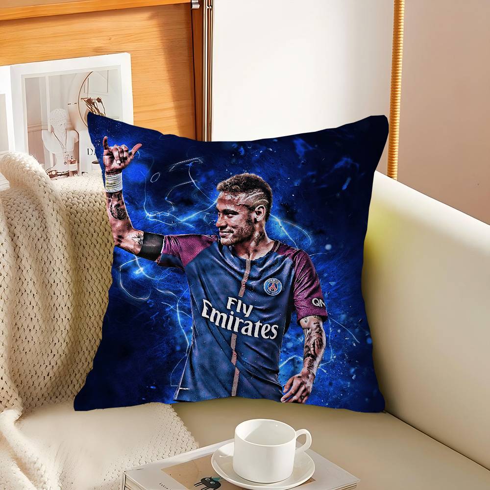 Football N-neymar Stitch Lucky Dragon Pillow Cover Sofa Cushion Cover Home Room Decoration Children Gift