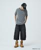 MAHAGRID Basic Logo Stripe Ringer Tee Gray(Mg2Gmmt528A)