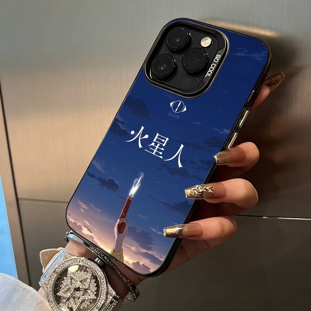 

M-MUSIC -Y-YORUSHIKA S ART Phone Case For iPhone 17,16,15,14,13,12,11 Plus Pro Max Colored Silver Phone Case iPhone12