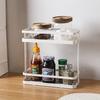 Spice Rack, Seasoning Rack, Space-Saving Kitchen Rack, Multi-Purpose Shelf, Pantry, Kitchen, Bathroom, Living Room, Tray, Under-Sink Storage, Seasonin