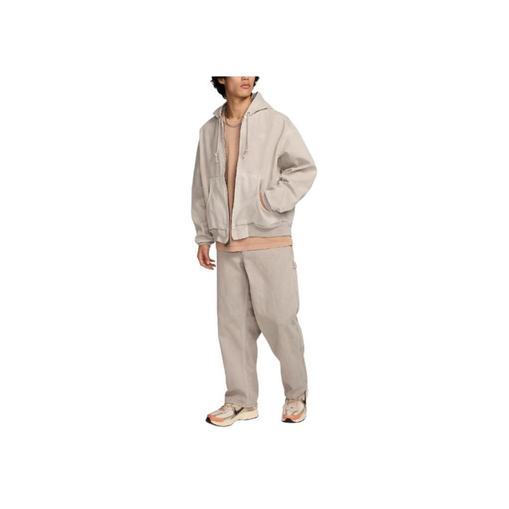 Nike Life Comfortable Soft Simple Straight Leg Casual Pants Men bottoms Light-Iron-Ore FZ6570-014