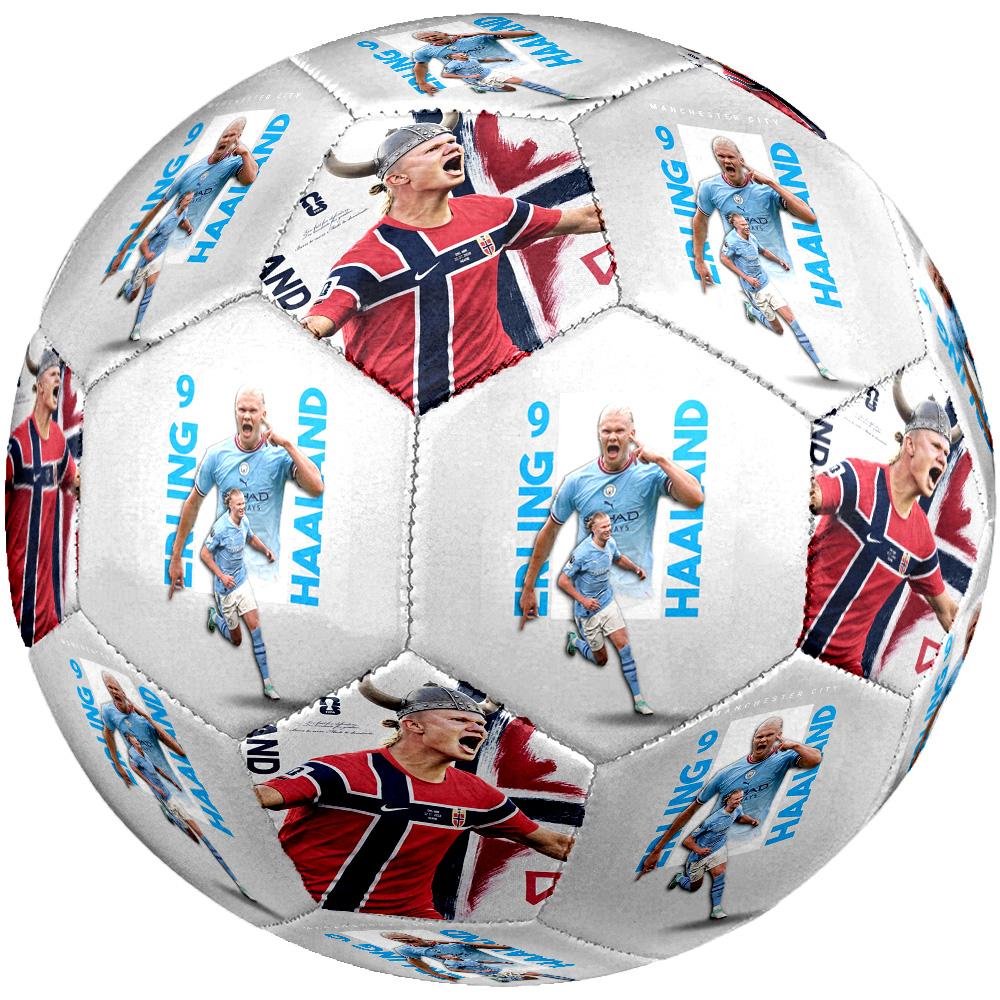 Haaland Soccer Force Size 5 Football Machinestitched Indooroutdoor Universal Football Soccer Accessory