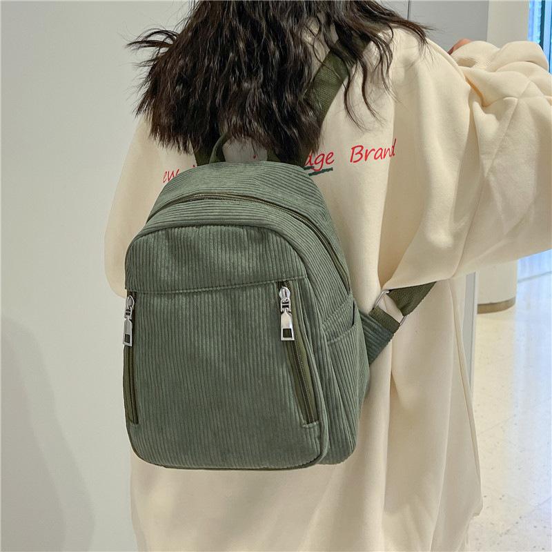 Backpack Women 2025 New Simple Casual Backpack, Junior High School and High School Student Schoolbag