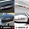 HIBWO1 4Pcs Car Door Handle Badge Protector Decal Wiper Sticker For Fiat ABARTH 124 125 130 131 500 595 Esseesse 695 Punto Scorpion