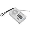 AM FM Transistorradio DSP Chip Tragbares Mini-Taschenradio mit Lautsprecher-Kopfhöreranschluss Silber