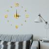 Creative, Minimalist, Personalized Night Light Digital Clock DIY Acrylic Silent Wall Clock Study Living Room Wall Sticker Clock