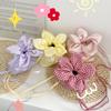 Bundle Pocket Flower Drawstring Bag Storage Bag Small Crossbody Bag Casual Flower Handbag  Women