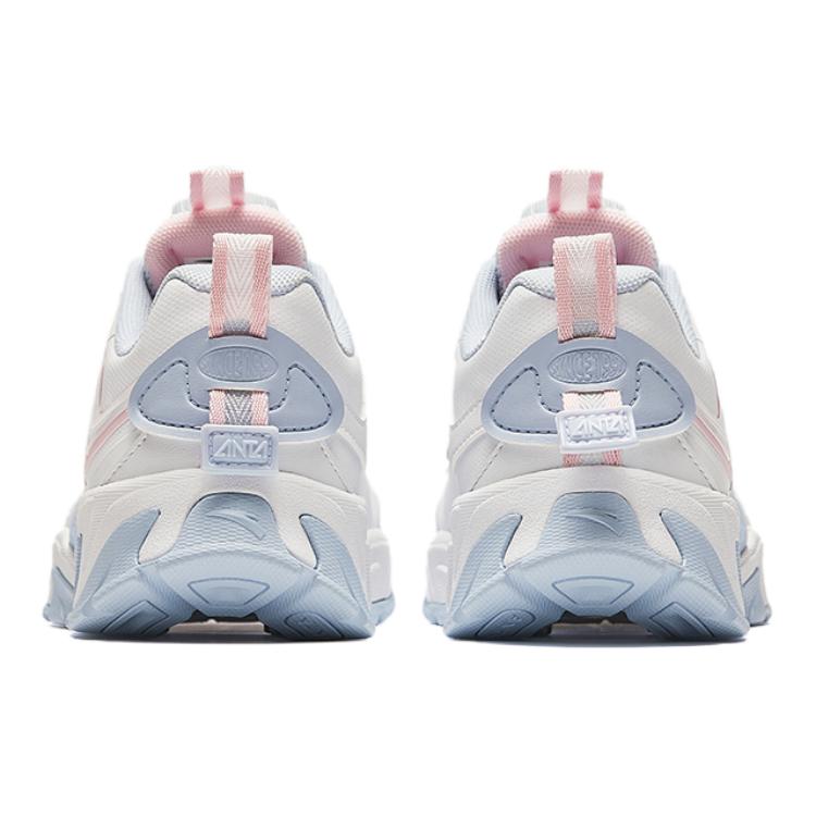 Anta Comfortable Versatile Non-Slip Wear-Resistant Low-Top Running Shoes Kids sneaker White 322438808N-4