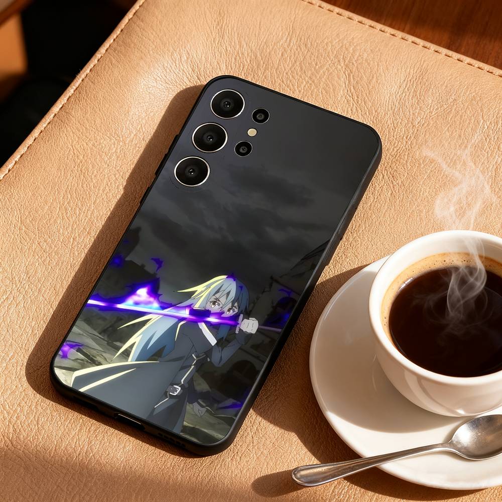 Rimuru Tempest T-Tensei Phone Case For Samsung S26,S25,24,23,22,30,21,10,9,Ultra,Plus,Lite,Black Soft Case