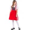Kinder Mädchen Zimmermädchen Cosplay Feiertag Verkleidung Outfit Traditionell Deutsch Bier Schulaktivitäten Party Rollenspiel Kostüm