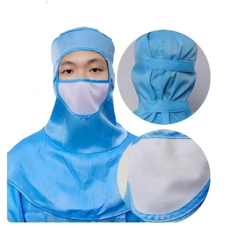 Antistatic Breathable Shawl Cleanroom Work Cap