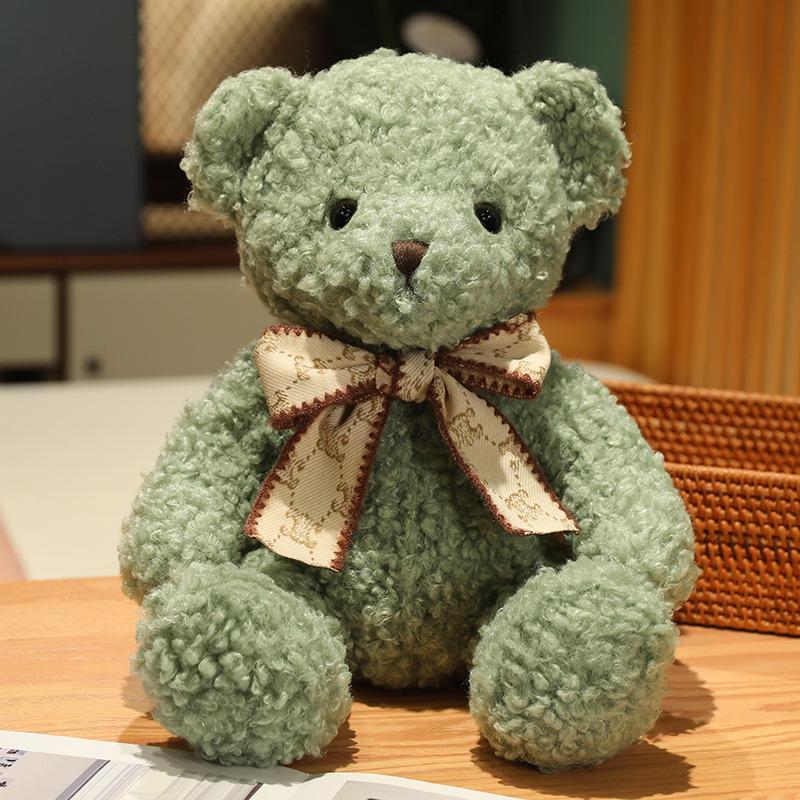 6 Farben Cartoon Bunt Schleife Bär Spielzeug Stofftier Kissen Weiche Puppen Heimdeko Geburtstagsgeschenke Freundin