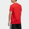 Adidas Neo Co-Branded Sports Round Neck Fitted Straight-Cut Short Sleeve T-Shirt Men Tops Red FM0314