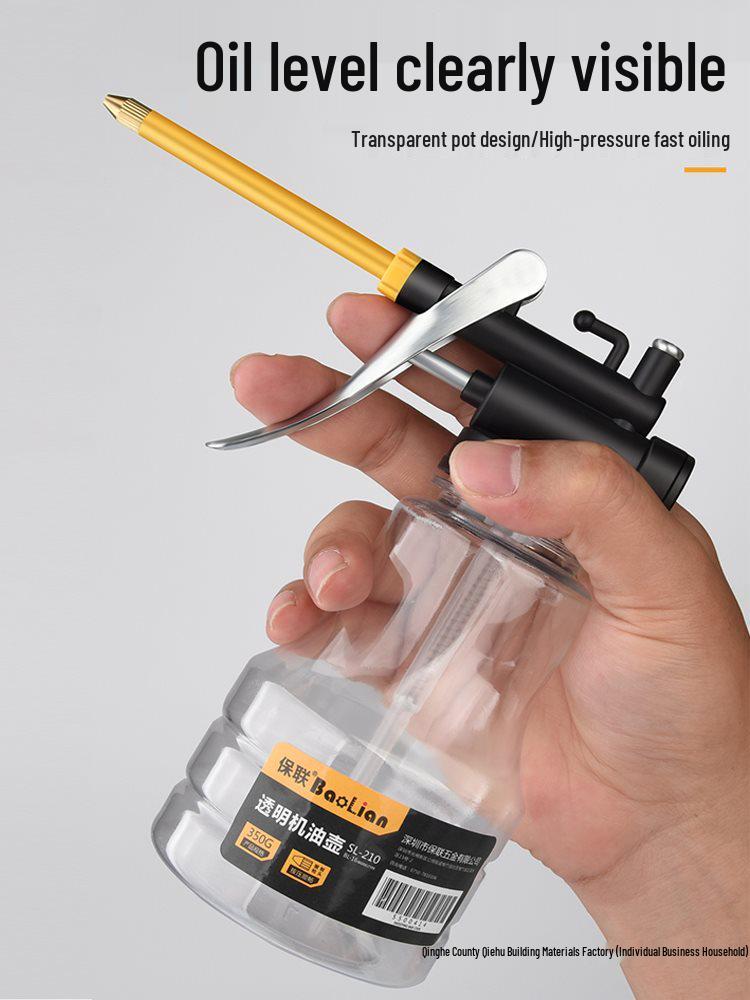 High-Pressure Long Spout Oil Gun Sprayer for Household Lubrication