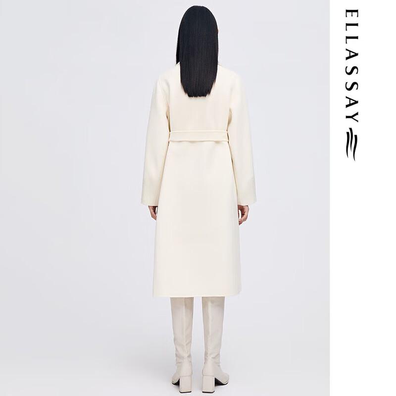 ELLASSAY Premium Pure Wool Double-faced Coat