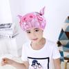 Cartoon Shower Cap Double-Layer Creative Waterproof Color Ding Cute Shampoo Cap Children'S Shower Cap Head Cover Peva Shower Cap