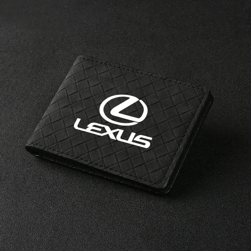 Car Driver License Wallet ID Credit Card Holder For Lexus RX300 IS200 IS250 ES350 Ct200h UX250h NX300h RX350 ES300h RX400h NX GS