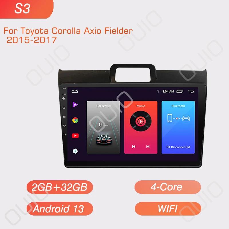 

Android 13 Radio For Toyota Corolla Axio Fielder 2015 2016 2017 Car stereo Multimedia Player Carplay Auto GPS navigation WIFI BT