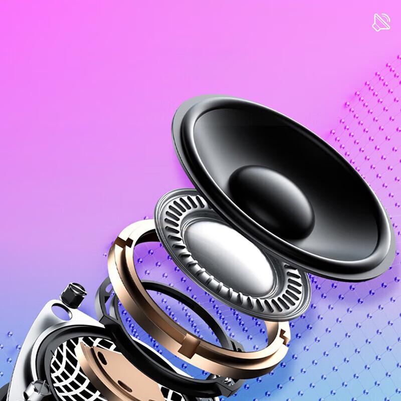 Newmine BT70 Portable Bluetooth Speaker with Colorful Lights