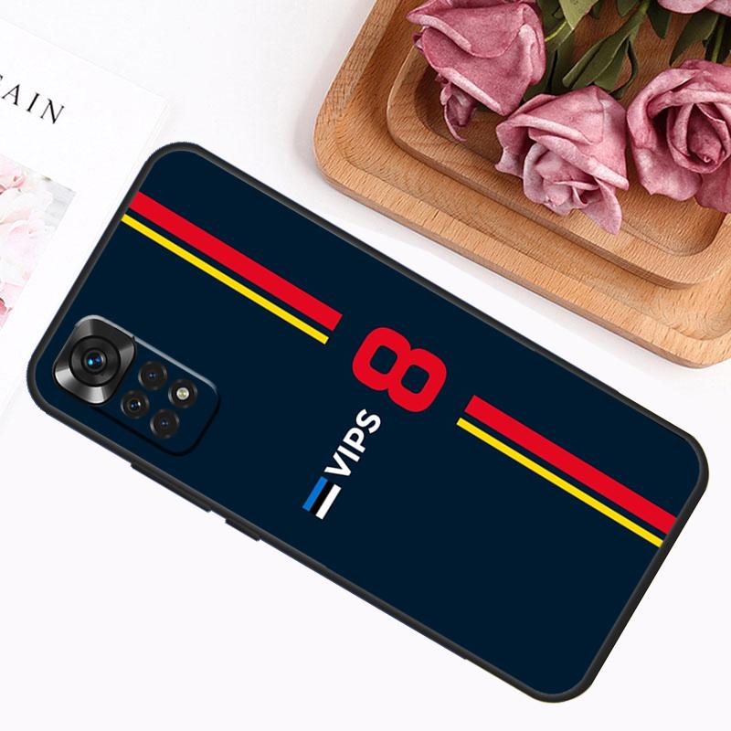 F1 Formula 1 Number For Xiaomi Redmi 9A 9C 9T 10C 12C Cover For Redmi Note 9 8 10 11 12 Pro 10S 11S 12S Case