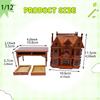 1/12 Dollhouse Toy Miniature Collectibles Modern Doll House for Girls Furnitures