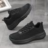 White Women Lightweight Sneakers Outdoor Running Sport Shoes Female Mesh Breathable Trainning Shoes White Flat Walking Shoes 44