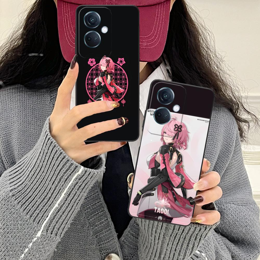 Wuthering Waves Taoqi Mobile Phone Case for OPPO Reno 14 13 12 11 10 9 8 7 6 5 F T Pro 5G Colorful Printing Cover Pretty Cover