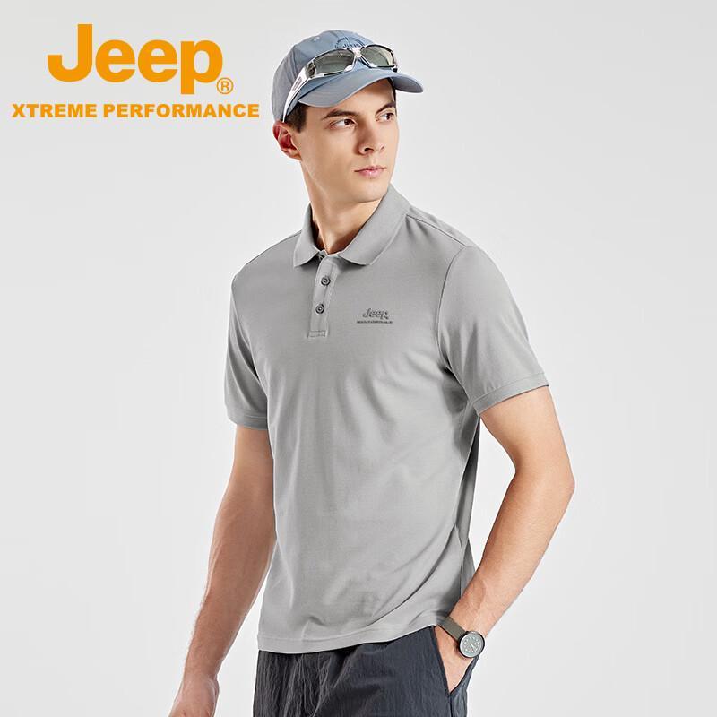 Jeep Men s Outdoor Quick-Dry Polo Shirt 4XL