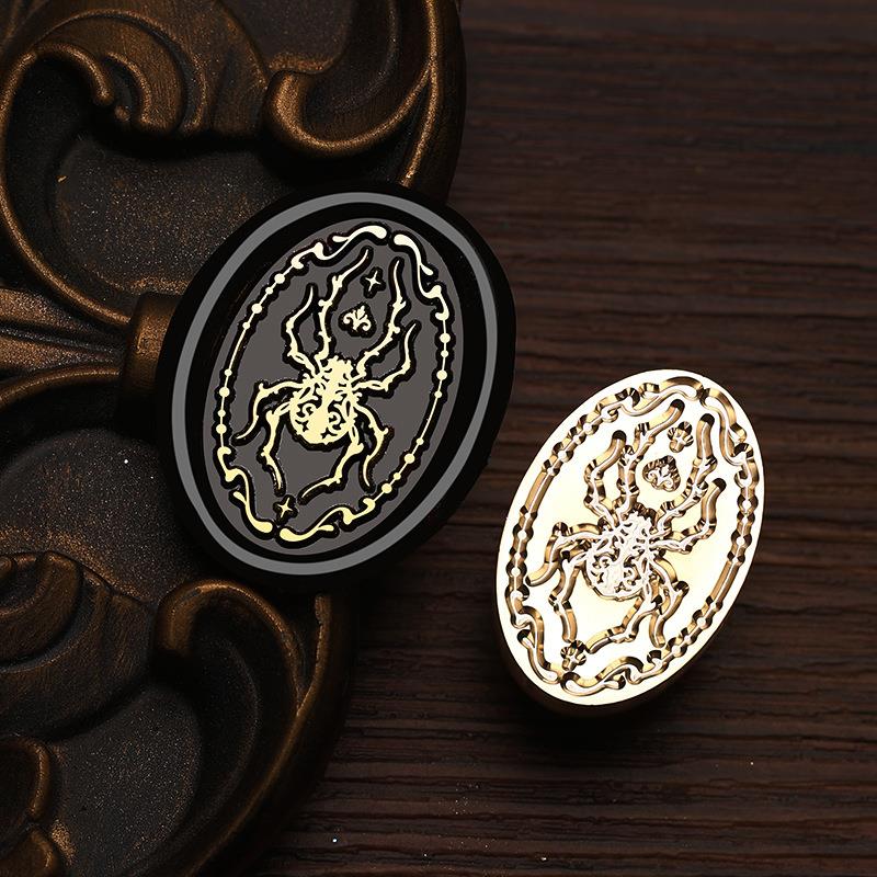 Insect Butterfly Cicada Pattern Wax Seal Stamp Retro Sealing Wax Stamp Replace Head Scorpion Rose Decorate Gift