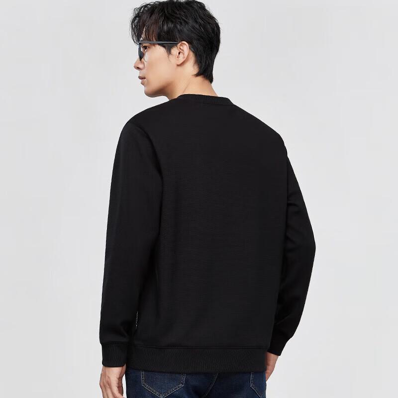 Septwolves Men's Fleece-Lined Embroidered Sweatshirt