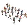 16pcs Farm Character Model Colorful DIY Role Playing Vivid Exquisite Farmer Miniature Toy for
