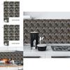 Abstract Mosaic Ceramic Tile Sticker For Home Renovation Waterproof Kitchen And Bathroom Decoration