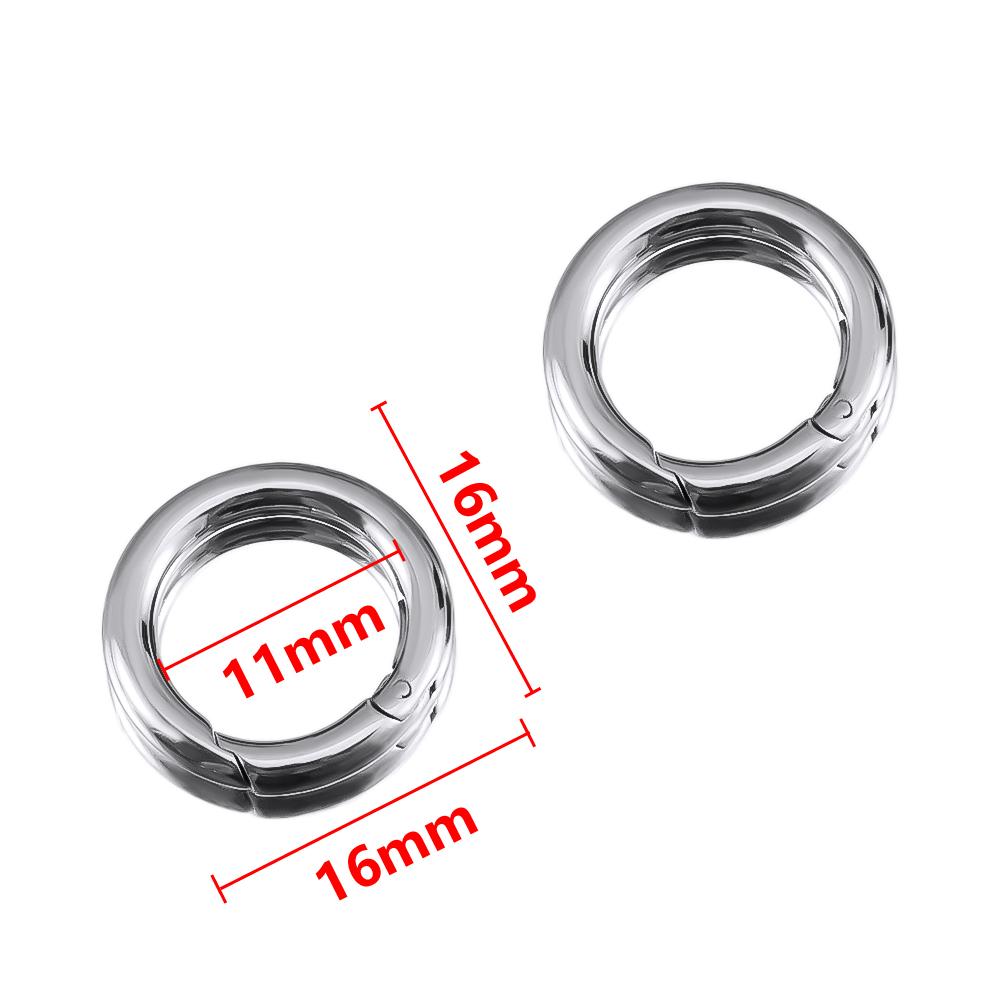 

2pcs 1pc Stainless Steel Clasps Heart Round Ring Lobster Clasp Hooks Connectors Necklace DIY Jewelry Making Supplies Accessories 1pc