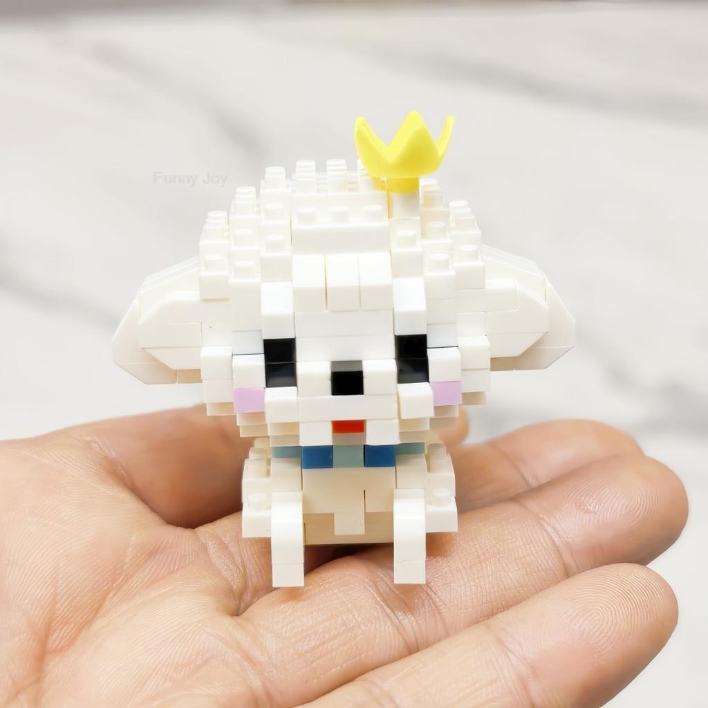 18 Styles husky Pet Cats Dog Building Block Cartoon Cute Doll Puzzle Assembly Children's Toy DIY Boys Girls Birthday Gifts