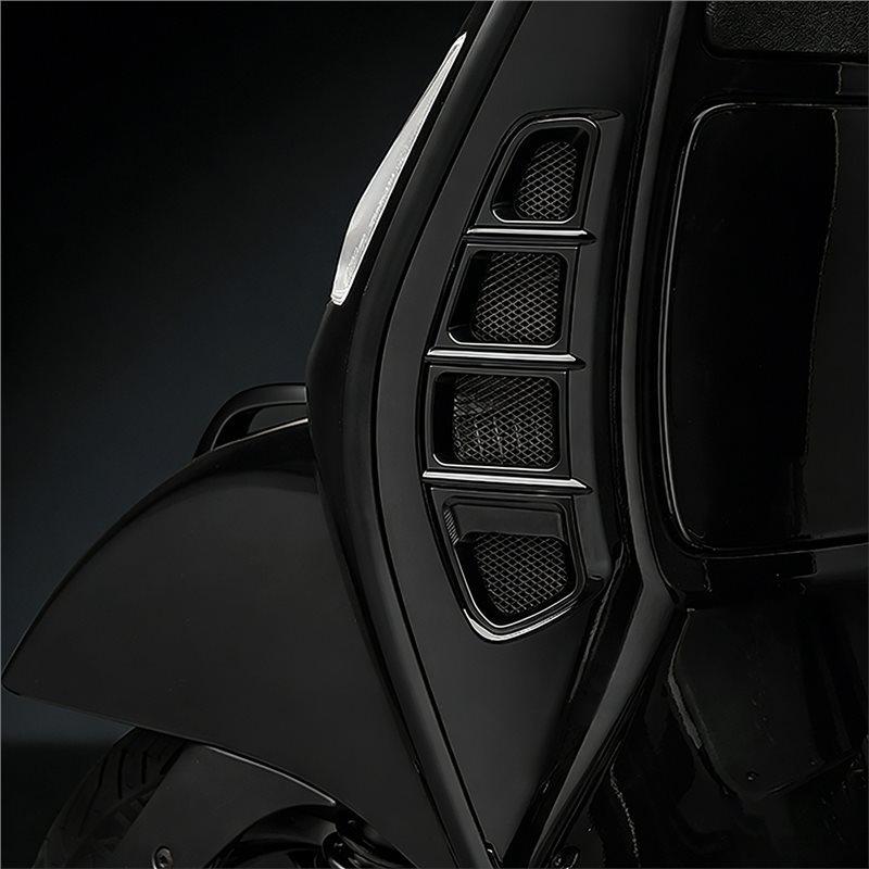 AA-For VESPA GTS300 GTS250 2013-2020 Motorcycle Accessories Left Right Radiator Guard Grille Protector Bezel Cover