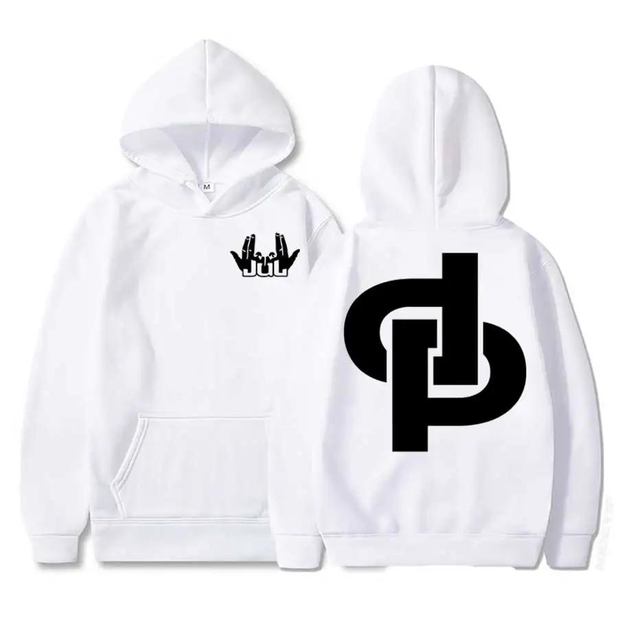 Sudadera con capucha del rapero francés Jul Tour 2025 para hombre y mujer, ropa de calle de hip hop, sudadera informal suave, To